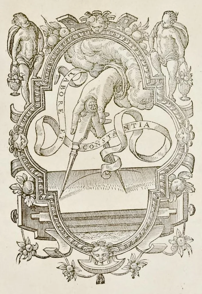An illustration from Historica narratio profectionis et inavgvrationis serenissimorvm Belgii principvm Alberti et Isabellæ, Avstriæ archidvcvm : et eorum optatissimi in Belgium aduentus, rerumque gestarum et memorabilium, gratulationum, apparatuum, et spectaculorum in ipsorum susceptione et inavgvratione hactenus editorum accurata descriptio, 1602, leaf 514