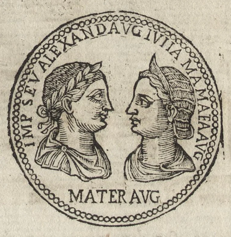An illustration from Ritratto di Roma antica : formato nuouamente : con le auttorità, di Bartolomeo Marliani, del P. Alessandro Donati, di Famiano Nardini, e d'altri celebri antiquarij, accennati nell' epistola al lettore : nel quale, si descriuono gli archi, aquedotti, basiliche ... & altri edificij Romani : adornato di moltissime figure in rame, di varie medaglie, e di curiose notitie istoriche, 1689, leaf 270
