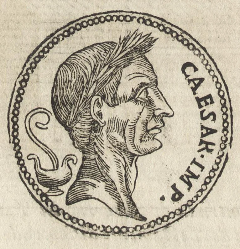 An illustration from Ritratto di Roma antica : formato nuouamente : con le auttorità, di Bartolomeo Marliani, del P. Alessandro Donati, di Famiano Nardini, e d'altri celebri antiquarij, accennati nell' epistola al lettore : nel quale, si descriuono gli archi, aquedotti, basiliche ... & altri edificij Romani : adornato di moltissime figure in rame, di varie medaglie, e di curiose notitie istoriche, 1689, leaf 333