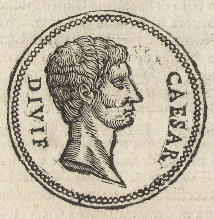 An illustration from Ritratto di Roma antica : formato nuouamente : con le auttorità, di Bartolomeo Marliani, del P. Alessandro Donati, di Famiano Nardini, e d'altri celebri antiquarij, accennati nell' epistola al lettore : nel quale, si descriuono gli archi, aquedotti, basiliche ... & altri edificij Romani : adornato di moltissime figure in rame, di varie medaglie, e di curiose notitie istoriche, 1689, leaf 395