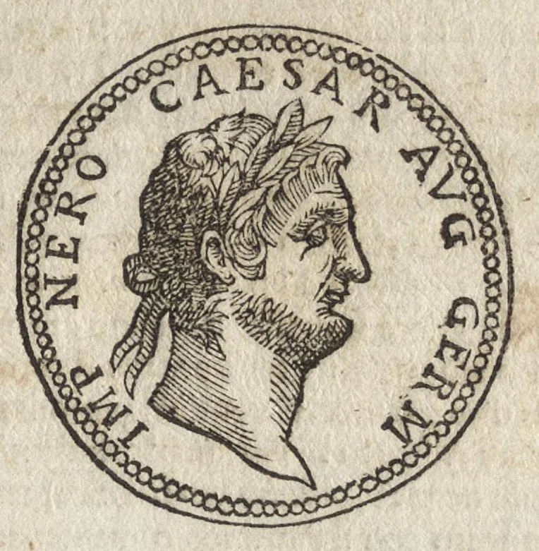 An illustration from Ritratto di Roma antica : formato nuouamente : con le auttorità, di Bartolomeo Marliani, del P. Alessandro Donati, di Famiano Nardini, e d'altri celebri antiquarij, accennati nell' epistola al lettore : nel quale, si descriuono gli archi, aquedotti, basiliche ... & altri edificij Romani : adornato di moltissime figure in rame, di varie medaglie, e di curiose notitie istoriche, 1689, leaf 442