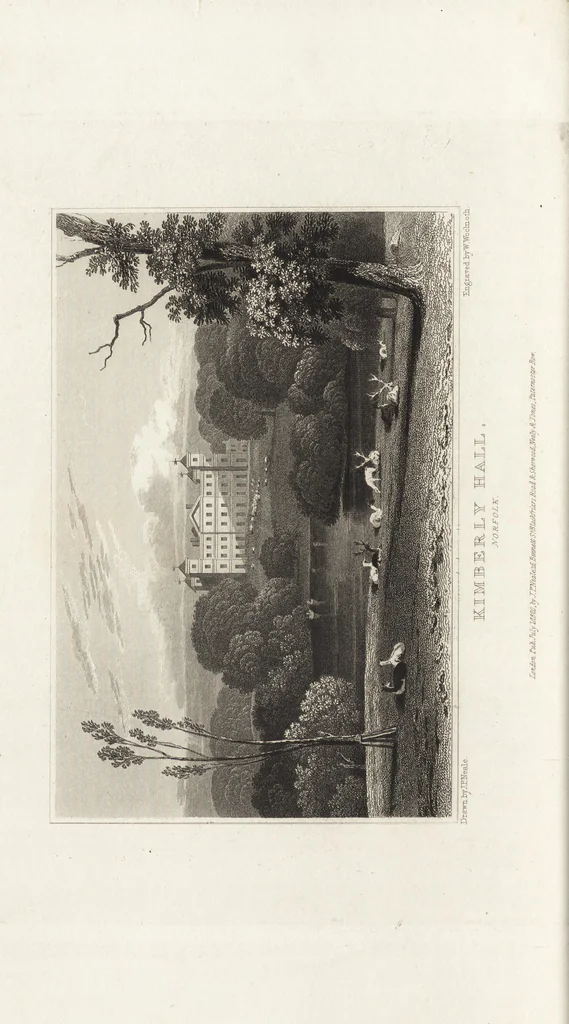 An illustration from Views of the seats of noblemen and gentlemen, in England, Wales, Scotland, and Ireland, 1820, leaf 107