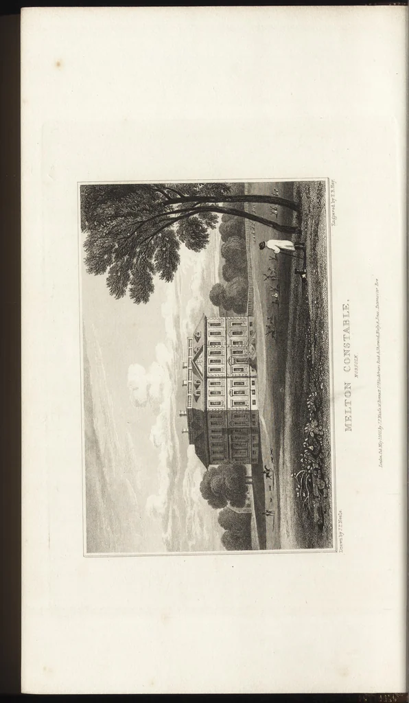 An illustration from Views of the seats of noblemen and gentlemen, in England, Wales, Scotland, and Ireland, 1820, leaf 111