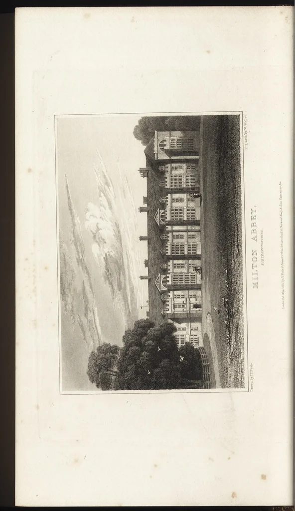 An illustration from Views of the seats of noblemen and gentlemen, in England, Wales, Scotland, and Ireland, 1820, leaf 135