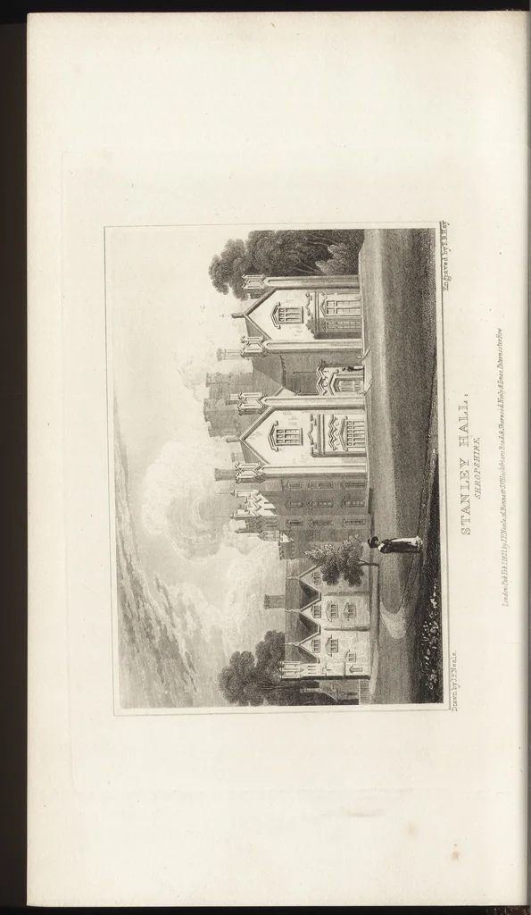 An illustration from Views of the seats of noblemen and gentlemen, in England, Wales, Scotland, and Ireland, 1820, leaf 147