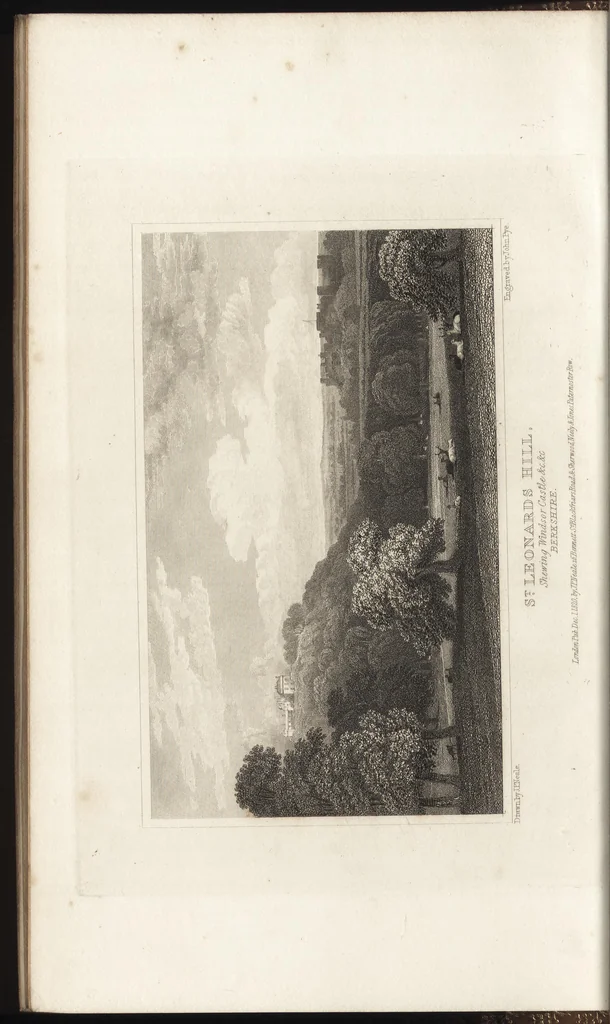An illustration from Views of the seats of noblemen and gentlemen, in England, Wales, Scotland, and Ireland, 1820, leaf 15