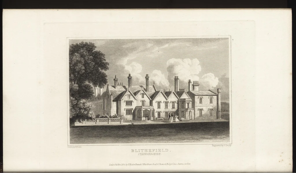 An illustration from Views of the seats of noblemen and gentlemen, in England, Wales, Scotland, and Ireland, 1820, leaf 167