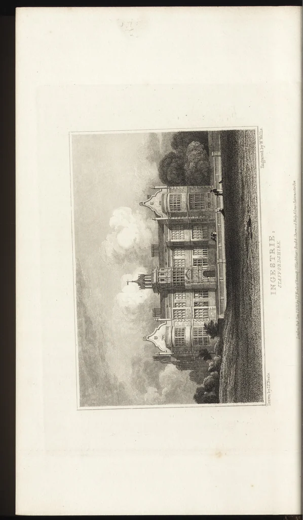 An illustration from Views of the seats of noblemen and gentlemen, in England, Wales, Scotland, and Ireland, 1820, leaf 171