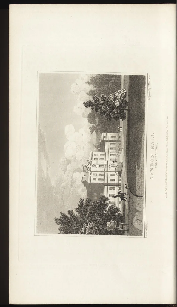 An illustration from Views of the seats of noblemen and gentlemen, in England, Wales, Scotland, and Ireland, 1820, leaf 175