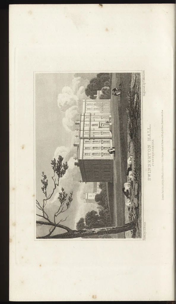 An illustration from Views of the seats of noblemen and gentlemen, in England, Wales, Scotland, and Ireland, 1820, leaf 183