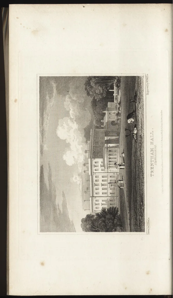 An illustration from Views of the seats of noblemen and gentlemen, in England, Wales, Scotland, and Ireland, 1820, leaf 191