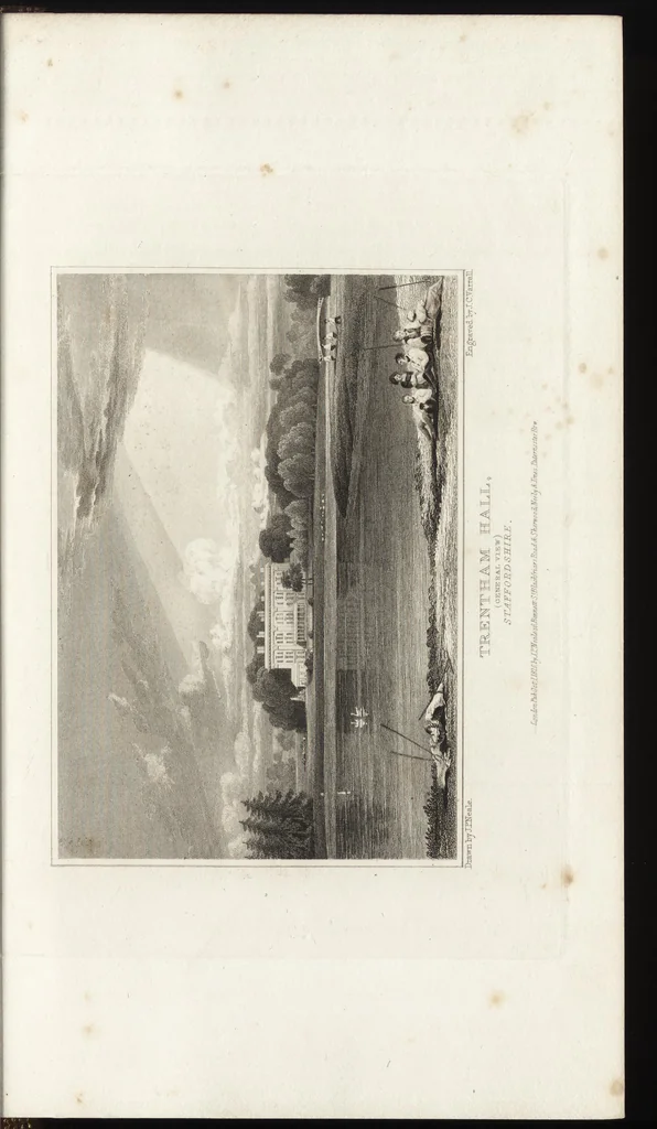 An illustration from Views of the seats of noblemen and gentlemen, in England, Wales, Scotland, and Ireland, 1820, leaf 192