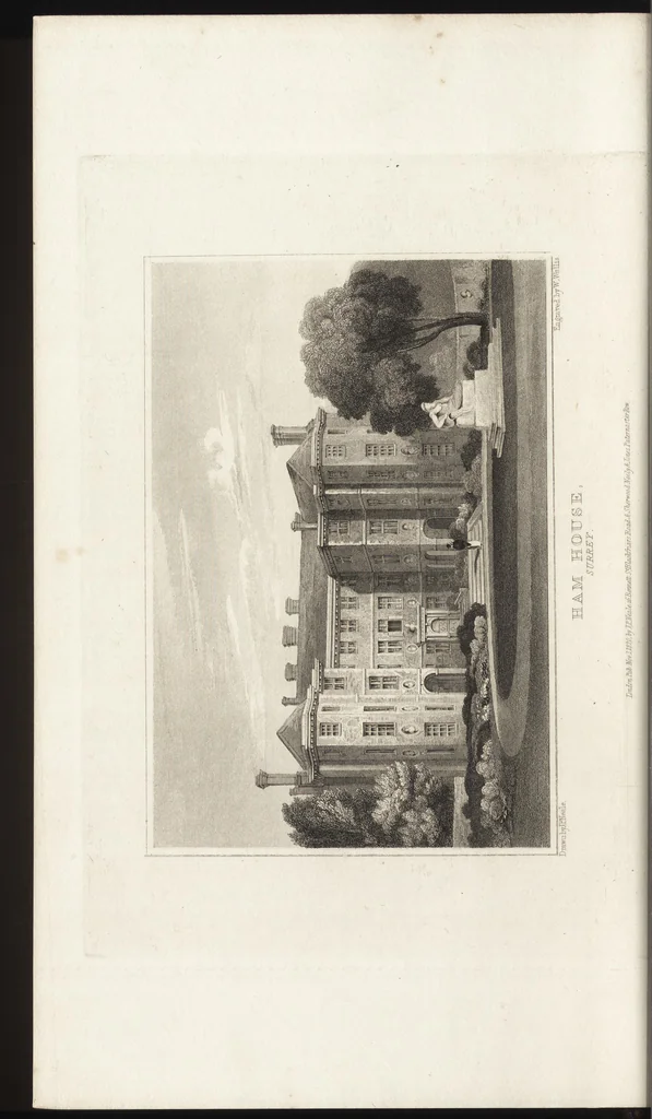 An illustration from Views of the seats of noblemen and gentlemen, in England, Wales, Scotland, and Ireland, 1820, leaf 209