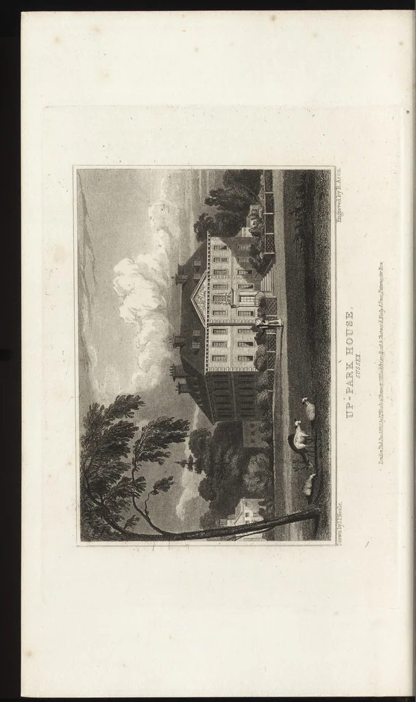 An illustration from Views of the seats of noblemen and gentlemen, in England, Wales, Scotland, and Ireland, 1820, leaf 217