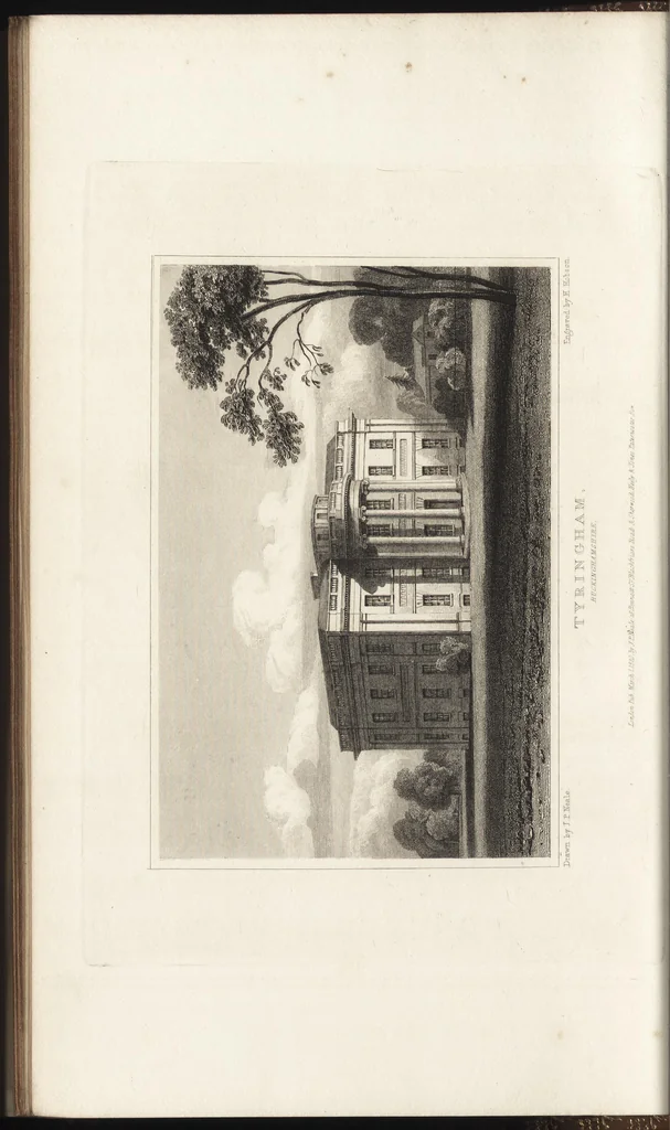 An illustration from Views of the seats of noblemen and gentlemen, in England, Wales, Scotland, and Ireland, 1820, leaf 23