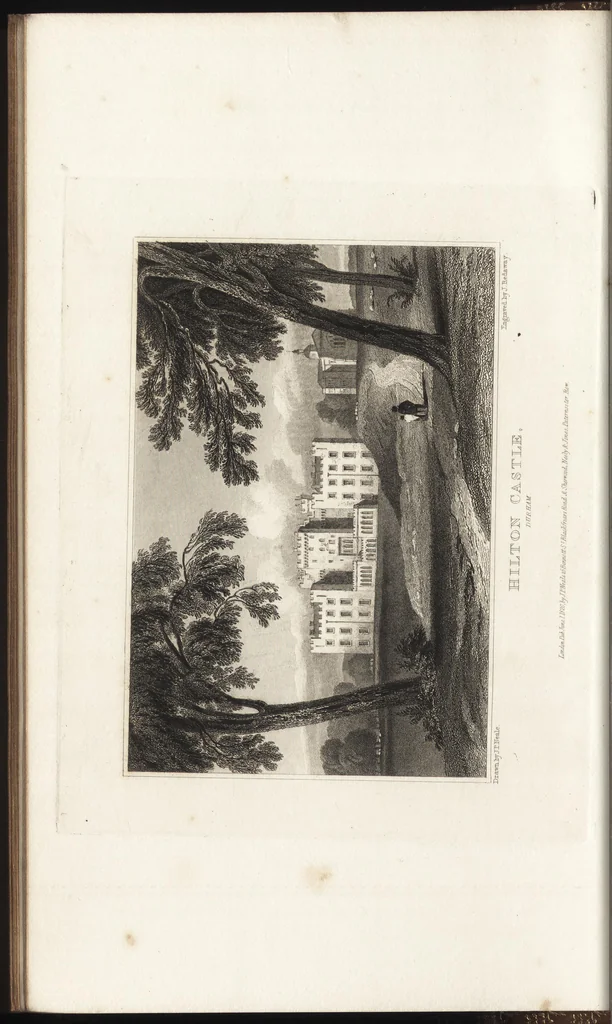 An illustration from Views of the seats of noblemen and gentlemen, in England, Wales, Scotland, and Ireland, 1820, leaf 27