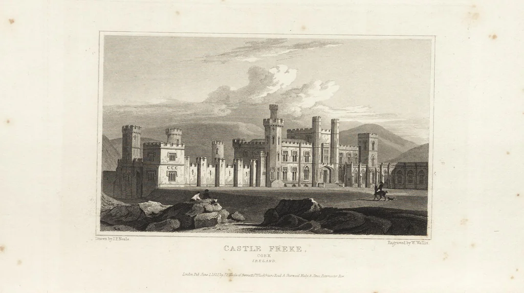 An illustration from Views of the seats of noblemen and gentlemen, in England, Wales, Scotland, and Ireland, 1820, leaf 275
