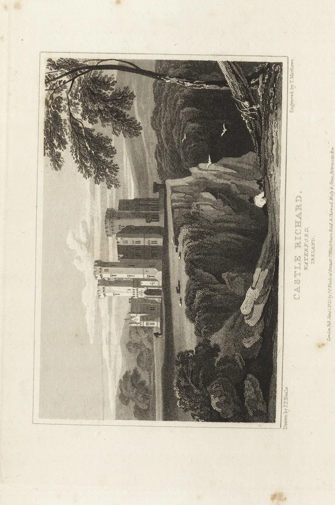 An illustration from Views of the seats of noblemen and gentlemen, in England, Wales, Scotland, and Ireland, 1820, leaf 297