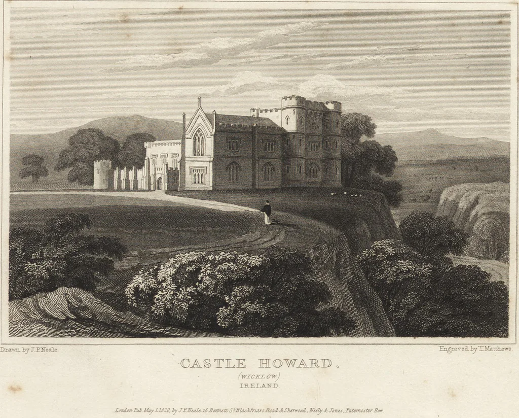 An illustration from Views of the seats of noblemen and gentlemen, in England, Wales, Scotland, and Ireland, 1820, leaf 301