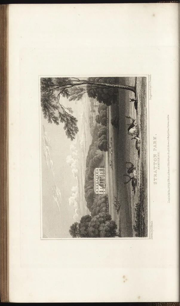 An illustration from Views of the seats of noblemen and gentlemen, in England, Wales, Scotland, and Ireland, 1820, leaf 51