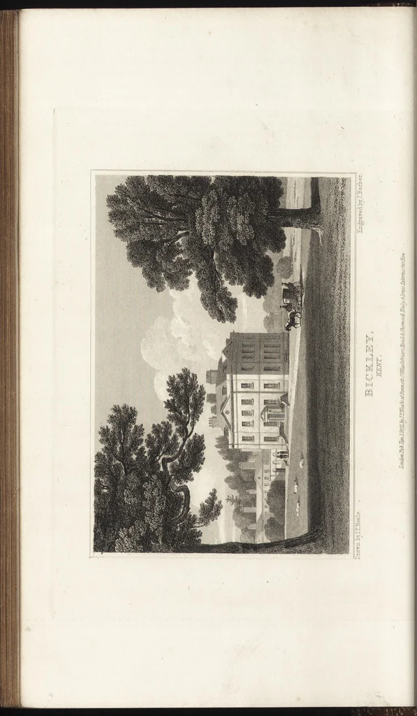 An illustration from Views of the seats of noblemen and gentlemen, in England, Wales, Scotland, and Ireland, 1820, leaf 67