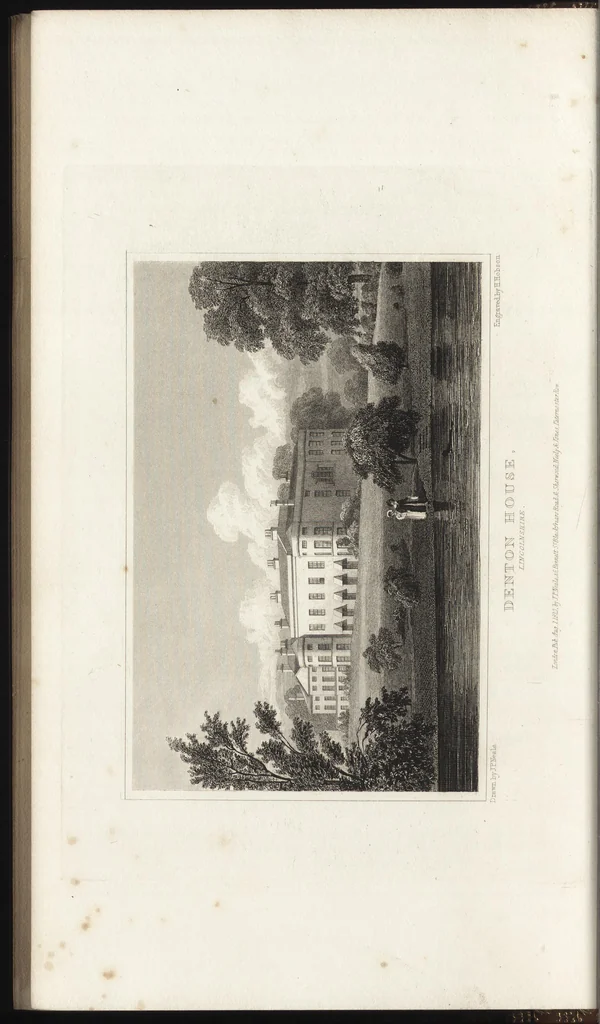An illustration from Views of the seats of noblemen and gentlemen, in England, Wales, Scotland, and Ireland, 1820, leaf 79
