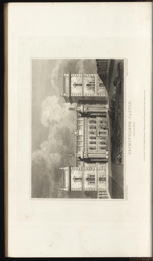 An illustration from Views of the seats of noblemen and gentlemen, in England, Wales, Scotland, and Ireland, 1820, leaf 83