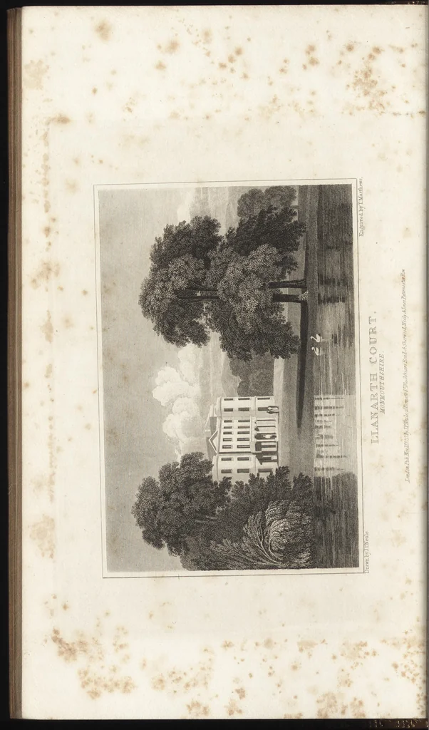 An illustration from Views of the seats of noblemen and gentlemen, in England, Wales, Scotland, and Ireland, 1820, leaf 91
