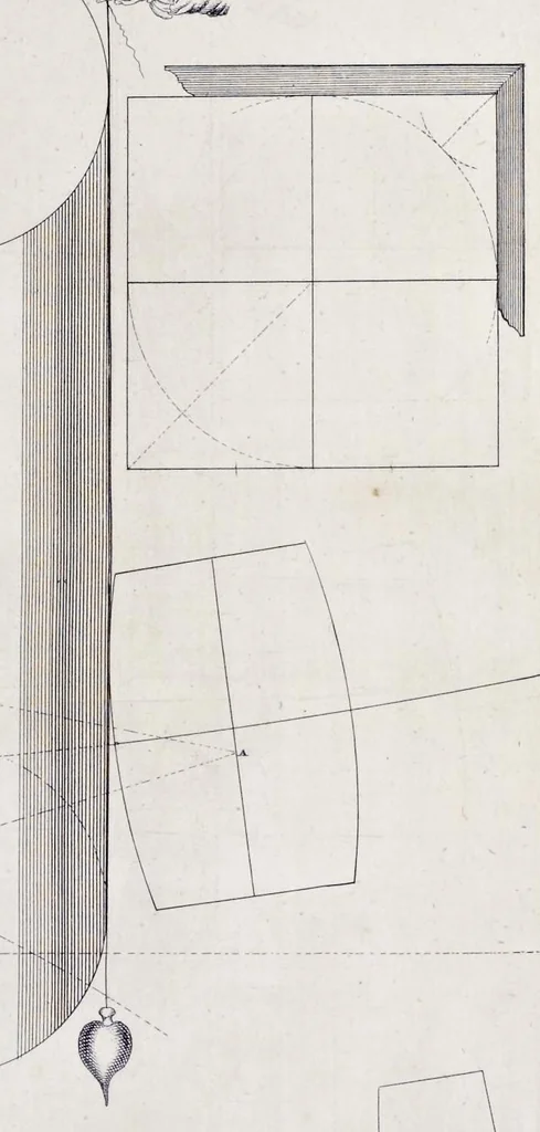An illustration from Architectura mechanica : moole boek of eenige opstalle van moolens neffens haare gronden etc., 1692, leaf 62