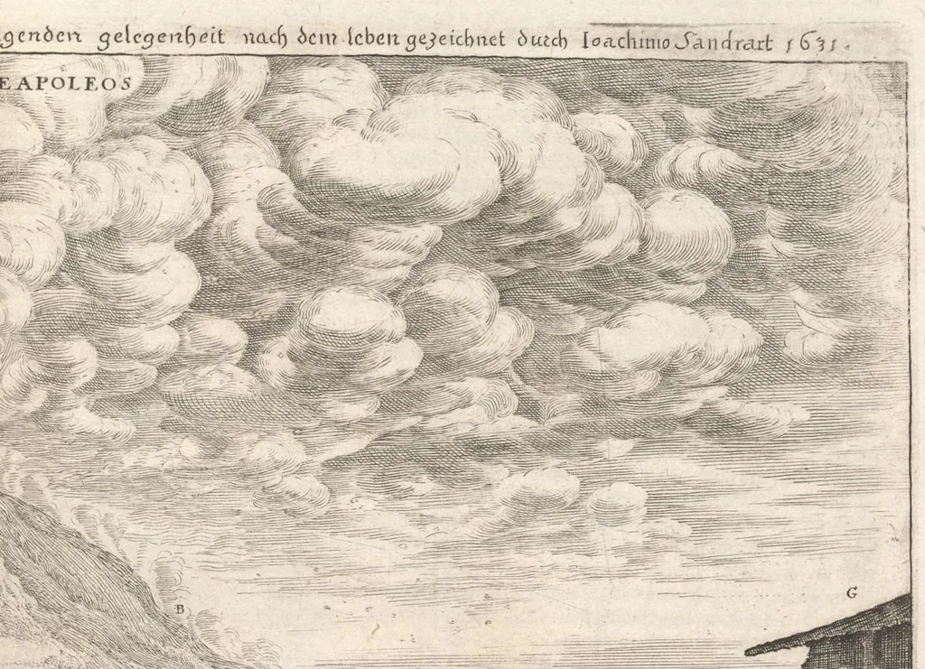 An illustration from Topographia Italiæ : das ist, warhaffte und curiöse Beschreibung von gantz Italien, ... deme beygefügt eine kurtze und aussführliche Beschreibung derer im Königreich Morea befinden vornehmsten Städte und Plätze ... alles auss denem bewährtesten, alten und neuen Scribenten, mit netten Kupffer-Abbildungen aller hauptsächlichsten Städte, Fürstl. und anderer Palläste wie auch accuraten und künstlichen Land-Karten aussgefertiget und zumersten mal heraus gegeben : nebst einem vollständigen Register, 1688, leaf 184