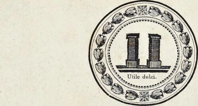 An illustration from Fragmens d'architecture, sculpture et peinture, dans le style antique : ouvrage dans lequel on trouvera toutes sortes de détails relatifs à la décoration intérieure et extérieure des édifices : composés ou recueillis, et gravés au trait, 1804, leaf 6