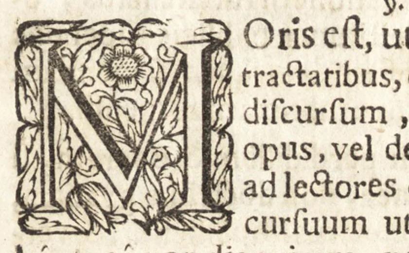 An illustration from Christiani Thomasii, JCti, Consil. Elect. Brandenb. in Univers. Frideric. P.P. & dictae univers. ac facult. ibid. juridicae senioris Institutionum jurisprudentiae divinae libri tres : in quibus fundamenta juris naturalis secundum hypotheses illustris Pufendorffii perspicuè demonstrantur, & ab objectionibus dissentientium, potissimum D. Valentini Alberti, professoris Lipsiensis, liberantur, fundamenta itidem juris divini positivi universalis primùm à jure naturali distinctè secernuntur & explicantur .., 1694, leaf 6