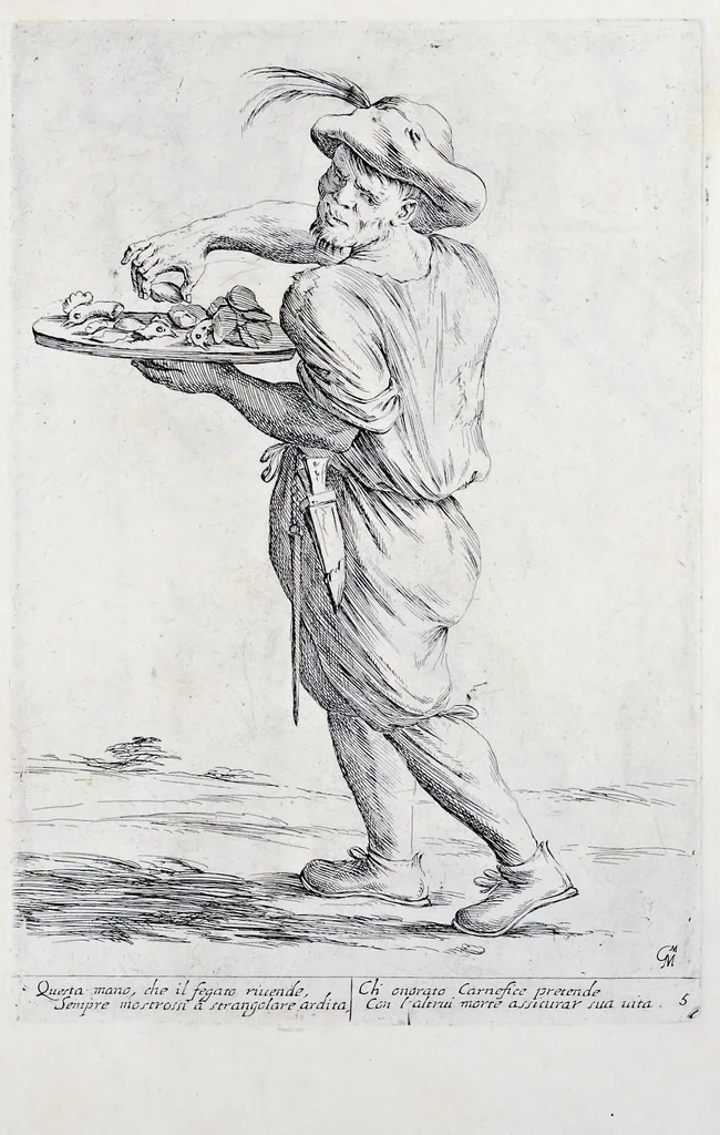 An illustration from Di Bologna, l'arti per via d'Anibal' Caraci, 1660, leaf 14