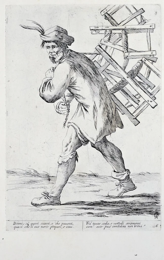 An illustration from Di Bologna, l'arti per via d'Anibal' Caraci, 1660, leaf 16