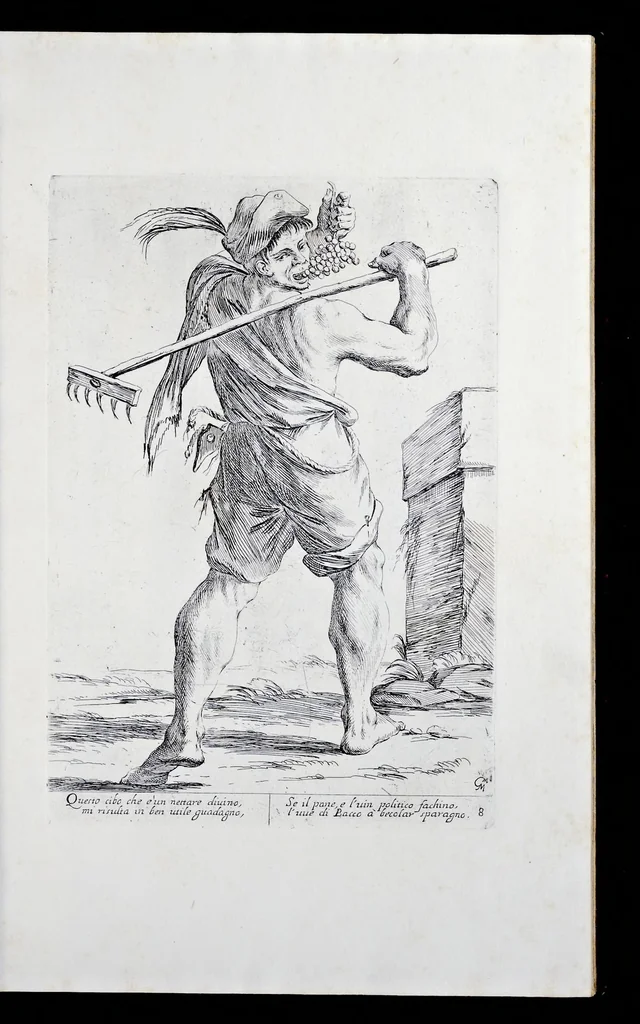 An illustration from Di Bologna, l'arti per via d'Anibal' Caraci, 1660, leaf 20