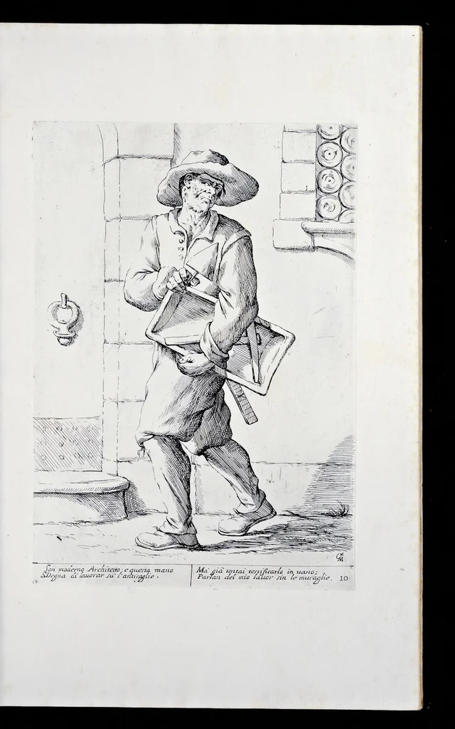 An illustration from Di Bologna, l'arti per via d'Anibal' Caraci, 1660, leaf 24