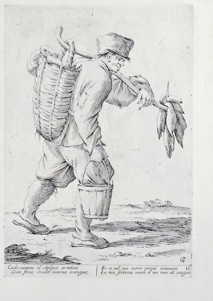 An illustration from Di Bologna, l'arti per via d'Anibal' Caraci, 1660, leaf 26