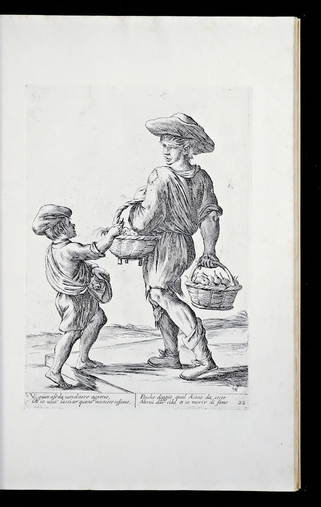 An illustration from Di Bologna, l'arti per via d'Anibal' Caraci, 1660, leaf 48