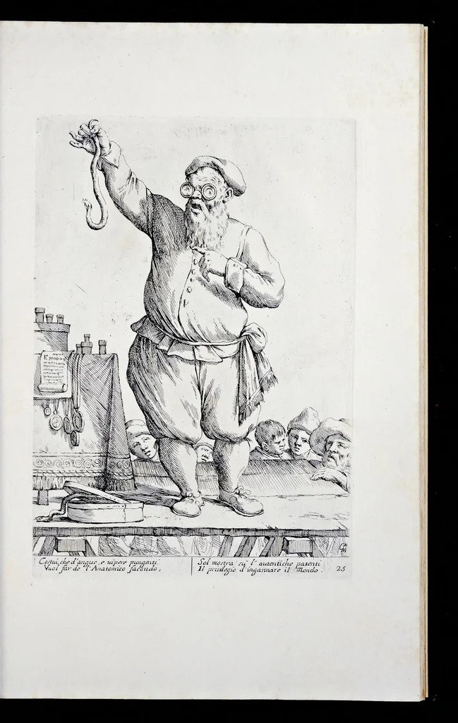 An illustration from Di Bologna, l'arti per via d'Anibal' Caraci, 1660, leaf 54