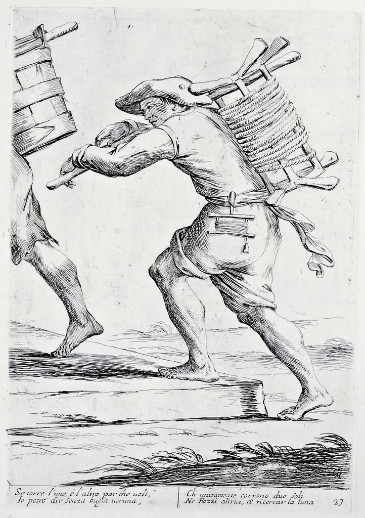 An illustration from Di Bologna, l'arti per via d'Anibal' Caraci, 1660, leaf 58