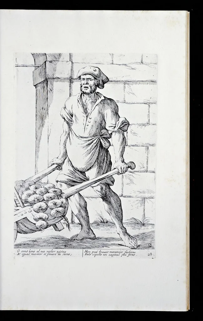 An illustration from Di Bologna, l'arti per via d'Anibal' Caraci, 1660, leaf 60