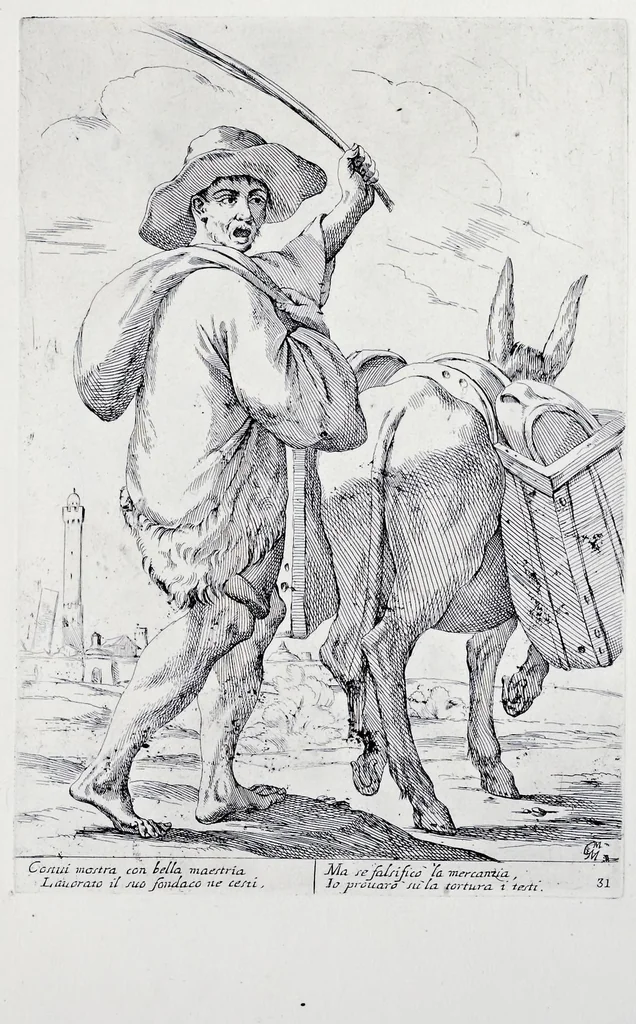 An illustration from Di Bologna, l'arti per via d'Anibal' Caraci, 1660, leaf 66