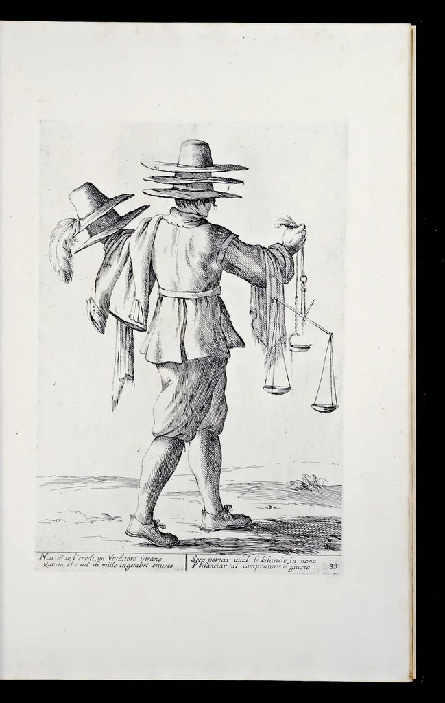 An illustration from Di Bologna, l'arti per via d'Anibal' Caraci, 1660, leaf 70