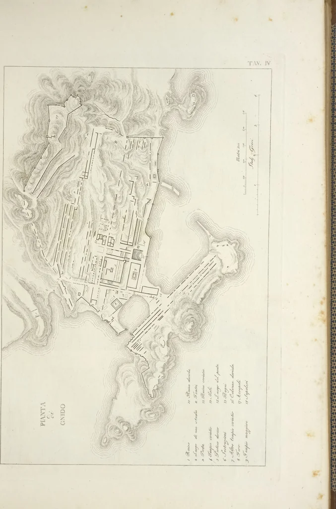 An illustration from L'architettura antica descritta e dimostrata coi monumenti ... : opera divisa in tre sezioni risguardanti la storia, la teorica, e le pratiche dell' architettura egiziana, greca e romana, 1830, leaf 16