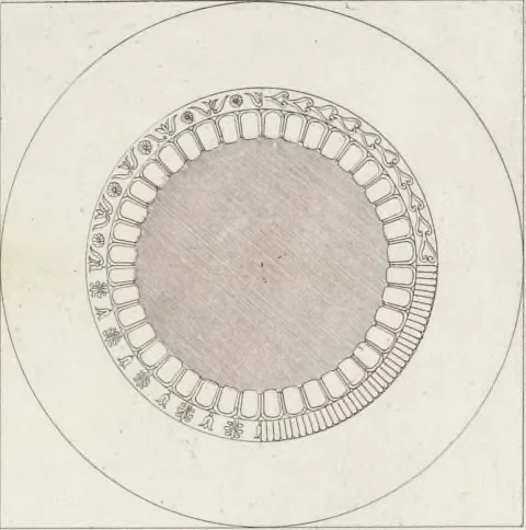 An illustration from L'architettura antica descritta e dimostrata coi monumenti ... : opera divisa in tre sezioni risguardanti la storia, la teorica, e le pratiche dell' architettura egiziana, greca e romana, 1830, leaf 276