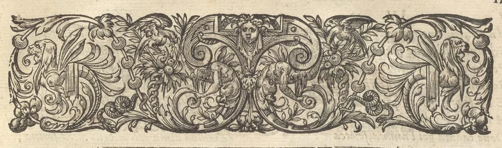 An illustration from L'Adone : poema, 1623, leaf 144