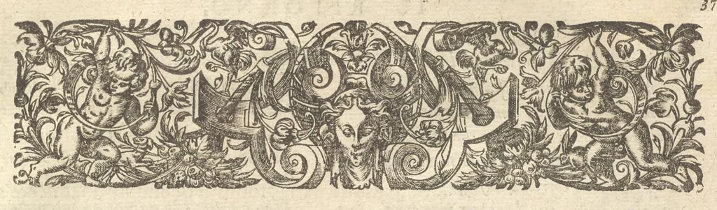 An illustration from L'Adone : poema, 1623, leaf 400
