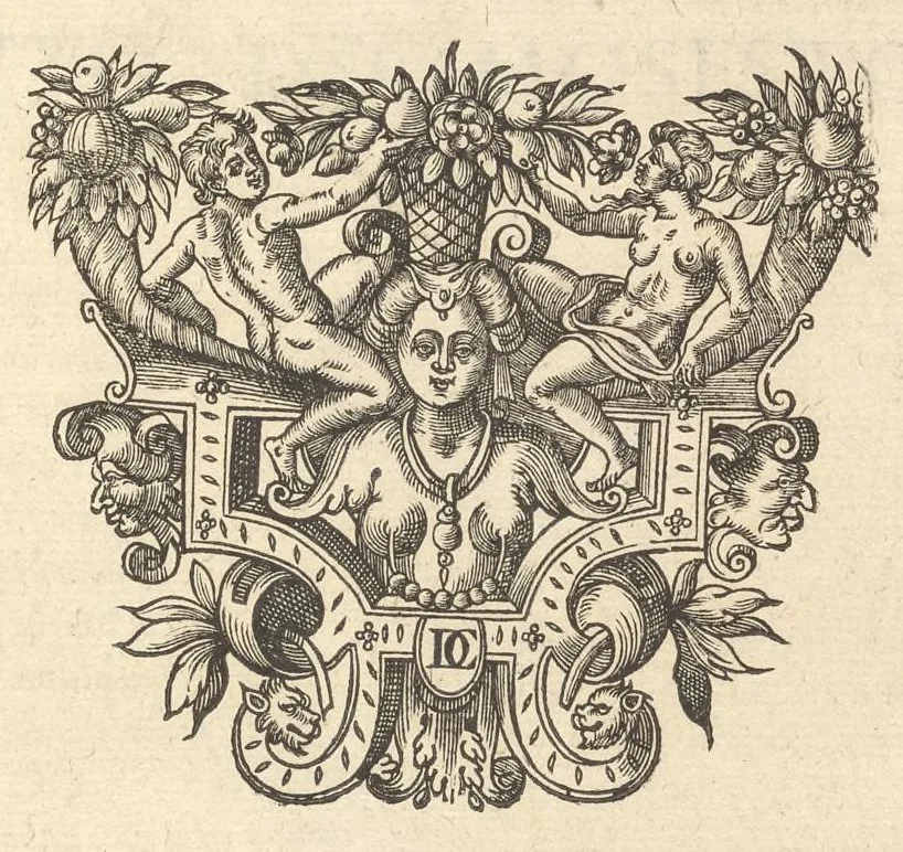 An illustration from L'Adone : poema, 1623, leaf 424