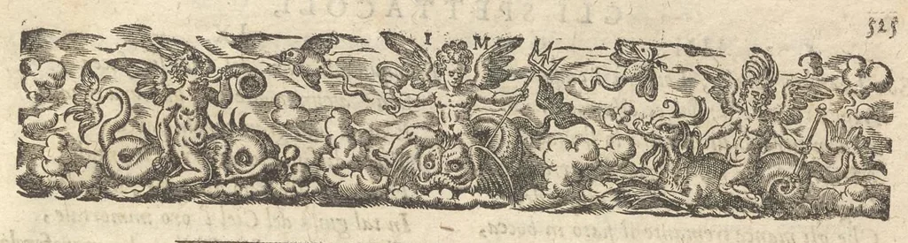 An illustration from L'Adone : poema, 1623, leaf 554