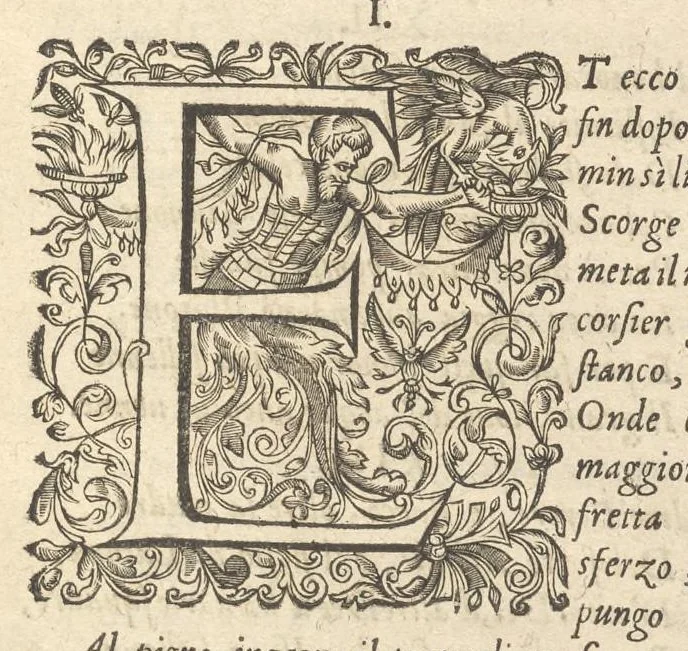 An illustration from L'Adone : poema, 1623, leaf 554